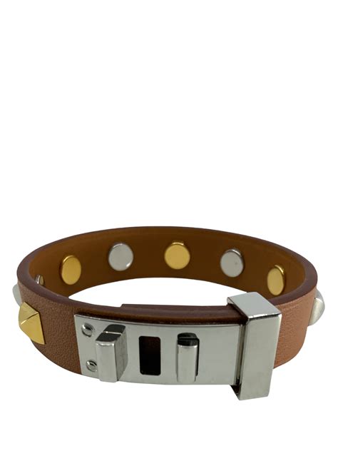 Mini Dog Clous Carres Studded Wrap Bracelet 